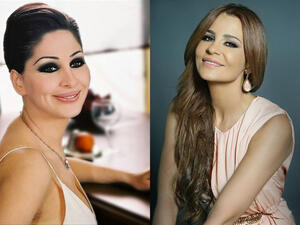Elissa and Carole Samaha are all smiles here, but what it's like off camera?