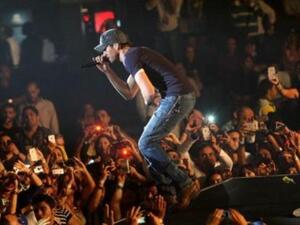 Enrique at the Dubai World Trade Centre on Friday night  (Photo: Virendra Saklani)
