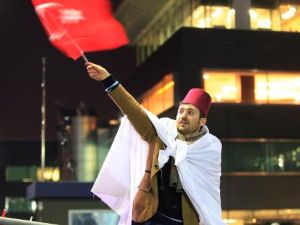 مناصر لاردوغان في انقرة
