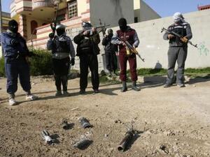 مسلحون سنة في الفلوجة