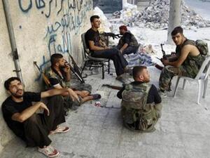 مقاتلون من الجيش السوري الحر في حلب