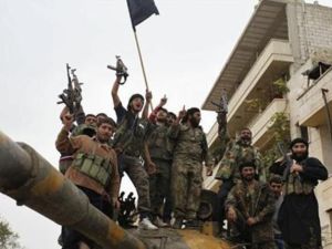 اعضاء في الجيش السوري الحر في ادلب