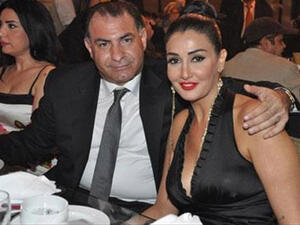 Ghada Abdel Razek with her new hubby Mohammad Fouda. (Image: AmmanNet)