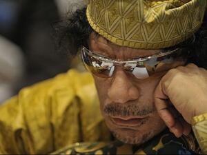 Forlorn Gaddafi- will he fight or flee as the US has already written him out, it looks like he is finally staring the end in the face.