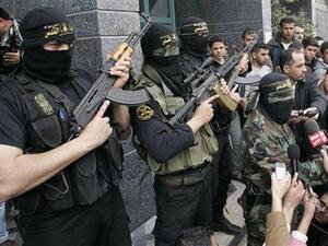Jihadist militants  in Gaza.
