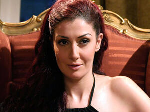 Ghada Abdel Razek posted an embarrassing video of herself where she looks stoned and drunk. (Image: Facebook)