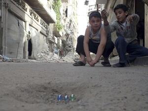 اطفال سوريون في حمص