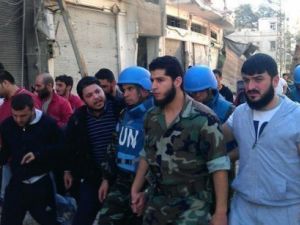 مراقبون دوليون في حمص مراقبون دوليون في حمص