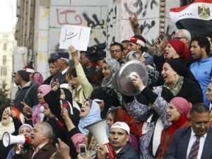 احتجاج مناهض للحكومة في القاهرة 