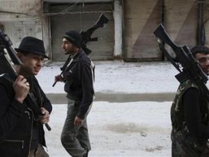 مقاتلون من الجيش السوري الحر في دمشق
