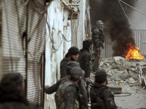 مقاتلون من الجيش السوري الحر في دمشق