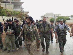 مقاتلون من المعارضة في ادلب