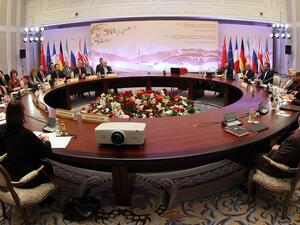A new round of talks between world powers and Iran opened on Tuesday in Kazakhstan, to discuss the Persian nation's controversial nuclear program. STANISLAV FILIPPOV / AFP POOL / AFP.