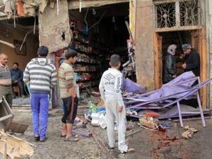 لدى وصول قوة من الشرطة للاسناد انفجرت عبوة ناسفة 