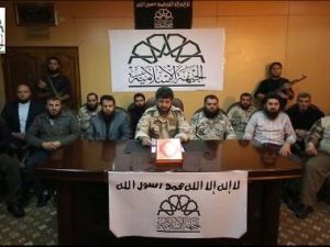 صورة من شريط على يوتيوب حملته "الجبهة الاسلامية" بتاريخ 22 تشرين الثاني/يناير
