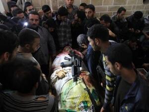 تشييع احمد الجعبري قائد كتائب القسام في غزة
