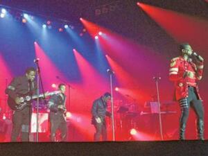 The Jacksons perform during their ‘Unity Tour’ at the du Forum on Yas Island, Abu Dhabi (Photo courtesy of Abdul Rahman / Gulf News)
