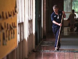 A Nepalese cleaner accused of terrorizing and scarring a young boy for life