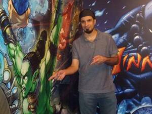 
Jinn mAster: Sohaib Awan, creator of Jinnrise, says his comic series combines Middle Eastern mythological stories with western fantasies.