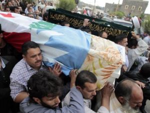 تشييع الشيخ عبد الواحد ورفيقه
