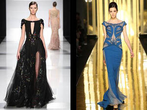 Tony Ward and Mireille Daghers' designs hit the Italian cat walk