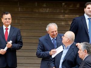 MP Ziad al-Aswad claims that his weekly visit to his home district of Jezzine costs him between two and three thousands dollars, all of which goes to local causes. (Photo: Haitham Moussawi)