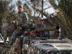 Militias, particularly those hailing from Misrata, have been ordered to leave the capital within 72 hours as of Monday (Gianluigi Guercia/AFP)