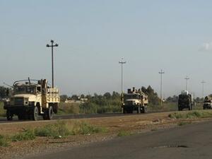 شاحنات تابعة للجيش العراقي تتجه صوب الحويجة
