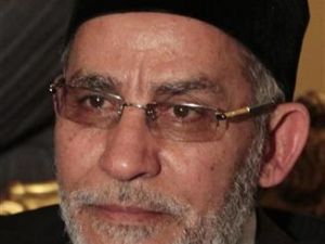 المرشد العام لجماعة الاخوان محمد بديع 
