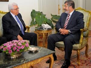 الرئيس المصري يستقبل نظيره الفلسطيني 