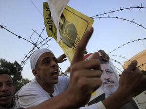 انصار الرئيس المعزول محمد مرسي يتظاهرون في القاهرة