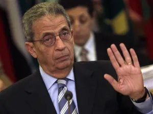 الامين العام للجامعة العربية عمرو موسى