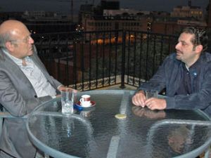 صورة ارشيفية تجمع الحريري وميقاتي