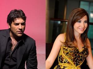 Wael Kfoury and Nancy Ajram
