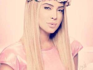 Nawal Al Zoghbi looking pretty in pink. (Image: Facebook) 