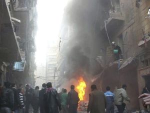 20 قتيلا بغارات جوية جديدة على مدينة حلب