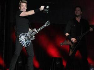 Nickleback rocking out in Abu Dhabi at the weekend (Photo: Ahmed Kutty / Gulf News)
