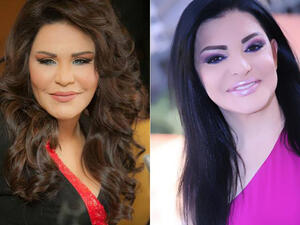 Cat fight! Ahlam and Nidal Al Ahmadieh are on very bad terms. (Image: Facebook)