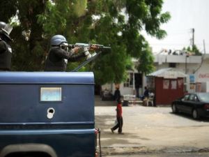 عناصر من الشرطة النيجيرية في كانو
