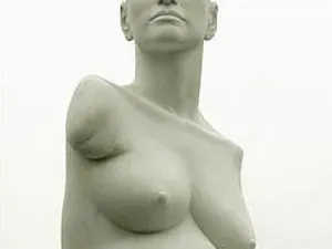 Phocomelia a rare medical condition where from birth the patient has no limbs. This marble statue is of the courageous now famous Alison Lapper, mother and active member of society born with the condition.