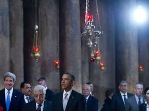 اوباما يزور كنيسة المهد في بيت لحم