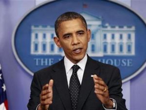  الرئيس الاميركي باراك اوباما 
