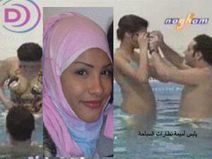 أميمة .. بالحجاب والمايوه ترتدي النظارات