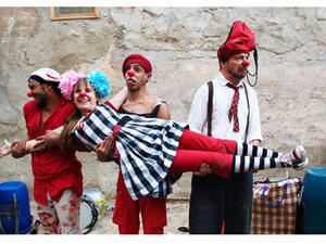 Outa Hamra crew perform (Photo: Outa Hamra's Facebook Page)