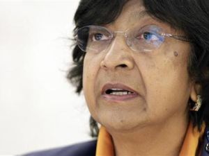 نافي بيلاي مفوضة الامم المتحدة السامية لحقوق الانسان 