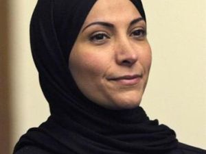 الأميرة مشاعل العيبان داخل قاعة المحكمة في سانتا آنا بولاية كاليفورنيا 