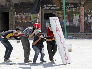 متظاهرون في ميدان تقسيم الثلاثاء