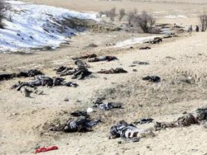جثث ملقاة في جبال القلمون شمالي دمشق