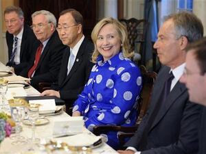 اجتماع رباعي الوساطة للسلام في الشرق الاوسط في واشنطن ي