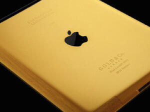 Those who want to take the gold iPad home with them will be able to buy them from the hotel’s boutique